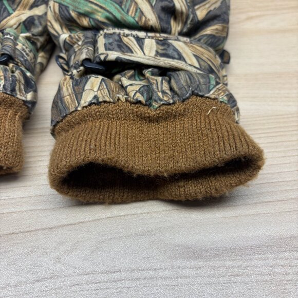 Vintage Camouflage Gloves Insulated Camo Outdoors Mens Large - Picture 2 of 11